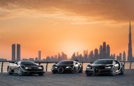 Three Bugatti Superstars Caught in One Photoshoot in Dubai
