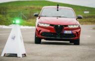 The Alfa Romeo Tonale Plug-In Hybrid Q4 tested by Formula 1 drivers Valtteri Bottas and Zhou Guanyu