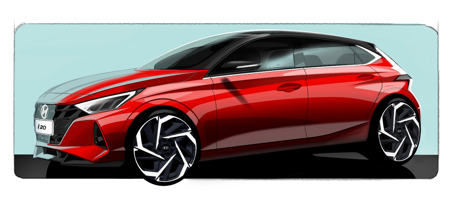 Hyundai Motor Reveals Sneak Peek of Design for all-new i20