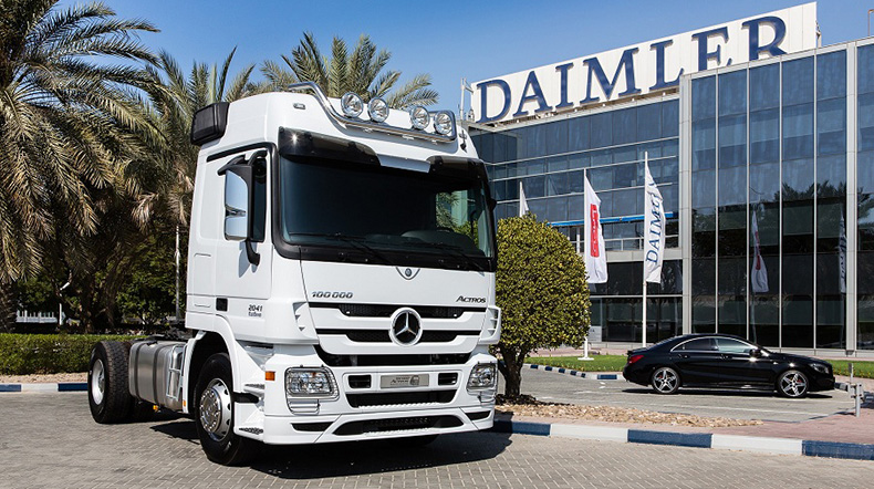 Mercedes Benz Sells 100,000 Actros Trucks in the Middle East