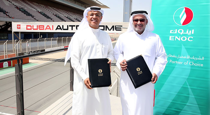 ENOC and Dubai Autodrome Team Up to Offer Fuels and Lubes for Race and Track Vehicles