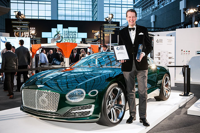 Bentley Wins Gold at German Design Awards with EXP 10 SPEED 6