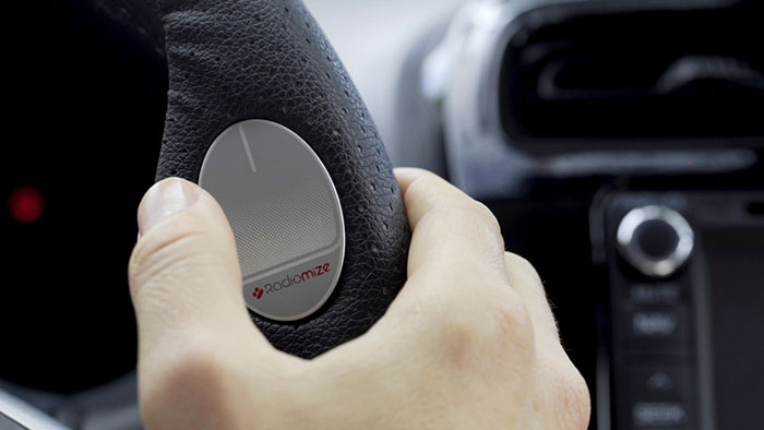 Radiomize Gesture-Controlled Steering Wheel Cover