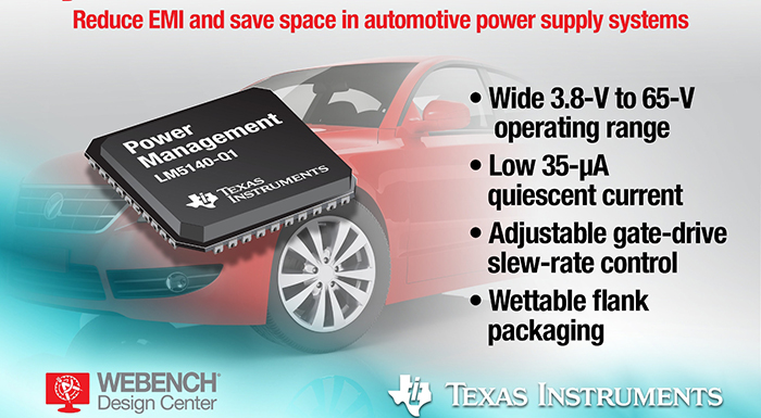 Texas Instruments Debuts New Dual-Channel Synchronous Buck Converter