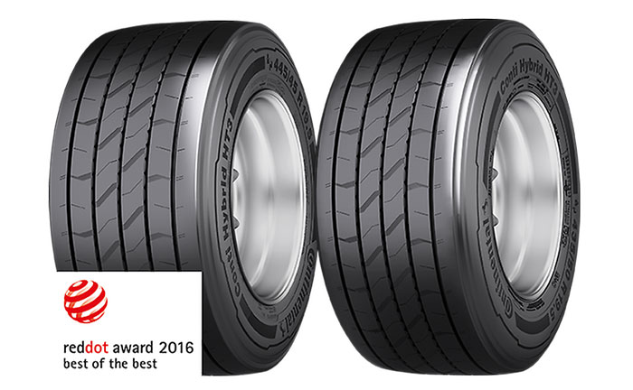 Conti Hybrid HT3 trailer tire Wins Renowned Red Dot Design Award