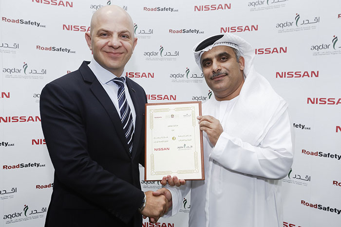 Nissan Signs MOU with Aqdar to Raise Road Safety Awareness