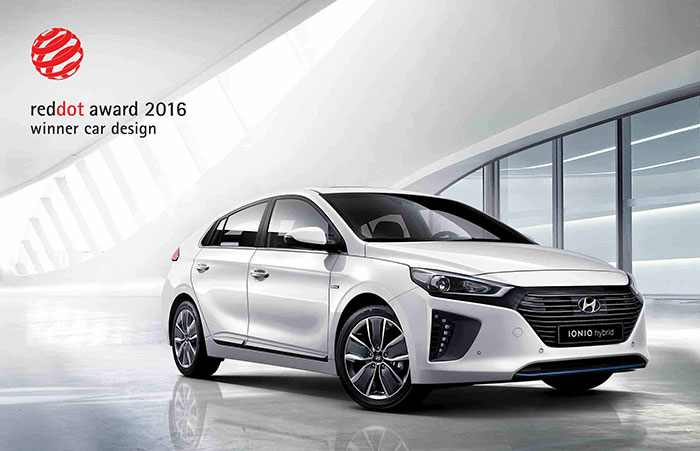 Hyundai Wins Red Dot Design Award for IONIQ Alternative-Fuel Car