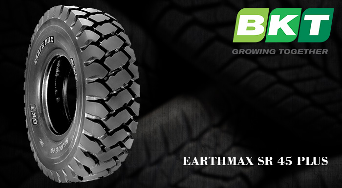 BKT Presents New Giant Earthmax SR 45 Plus at BAUMA 2016
