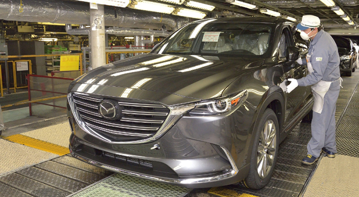 Hitachi’s Electric Parking Brake Arrives in New Mazda CX-9 SUV