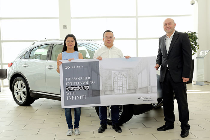 Family Wins Full Value of their Infiniti Car through Arabian Automobiles Promotion