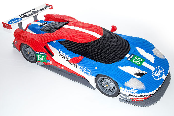 Ford Celebrates Racing with Lego Models at Le Mans Race