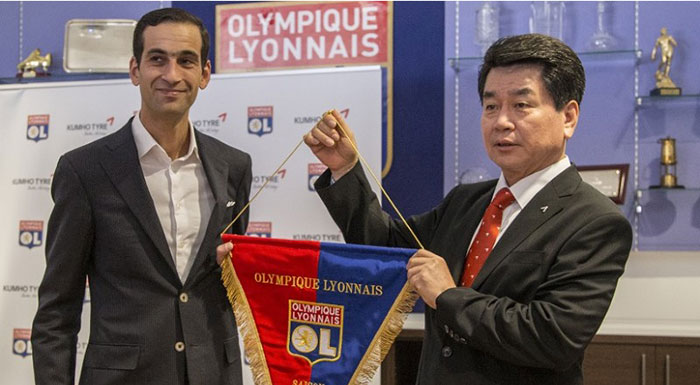Kumho Signs Partnership with Olympique Lyon