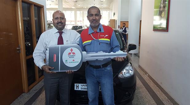 20 Customers Win Mitsubishi Mirage Cars from Al Habtoor Motors