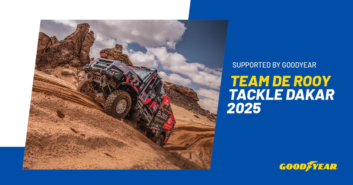 GOODYEAR CONTINUES SUPPORT FOR TEAM DE ROOY IN THE 2025 DAKAR RALLY