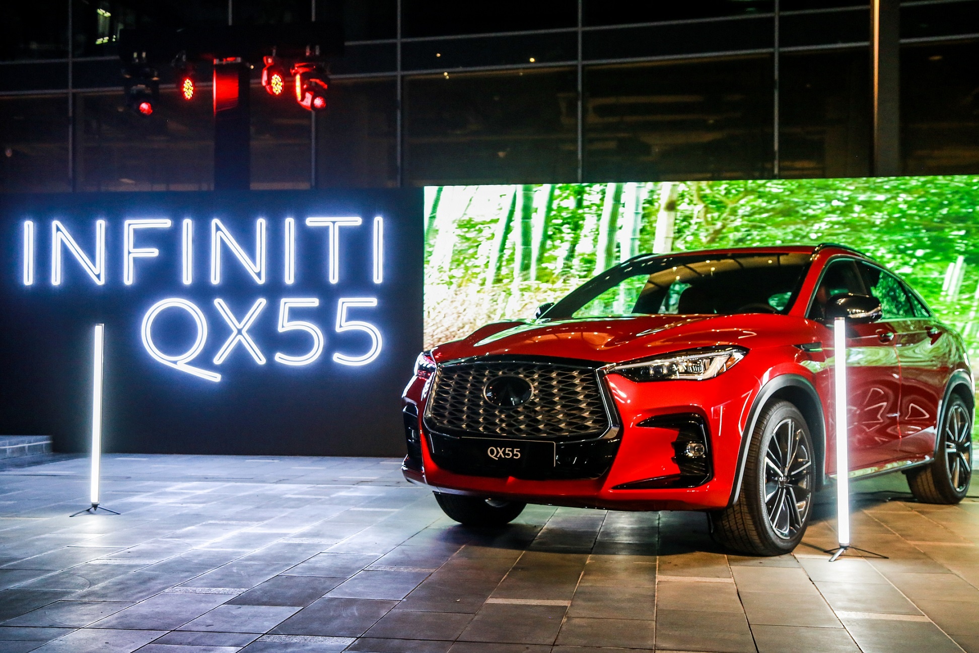 The all-new INFINITI QX55 makes its official Middle East debut