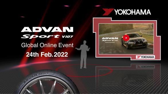 Yokohama Rubber to introduce ADVAN Sport V107 via global online event produced from Japan and Germany