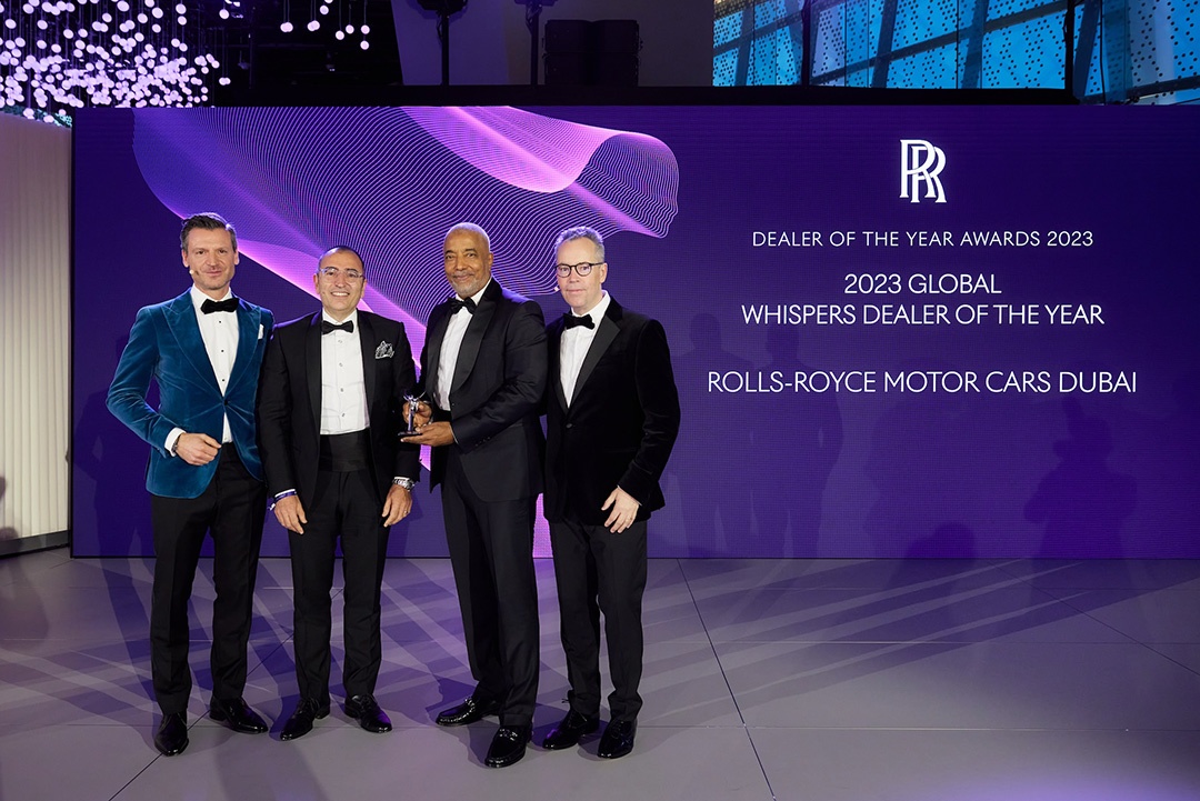 ROLLS-ROYCE MOTOR CARS DUBAI CLAIMS PRESTIGIOUS AWARDS AT THE GLOBAL DEALER CONFERENCE