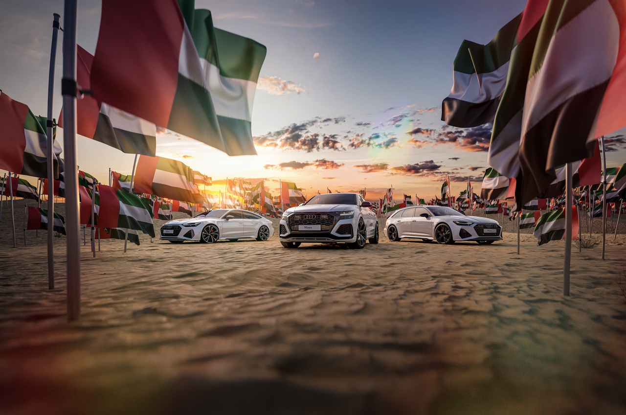 Audi Abu Dhabi marked UAE’s 50th National Day with ‘50 Years’ limited-edition models