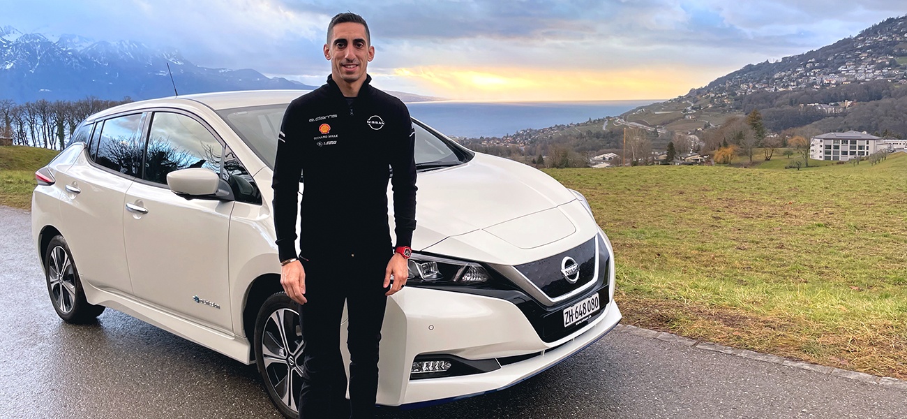 Racing driver Sébastien Buemi lives electric mobility