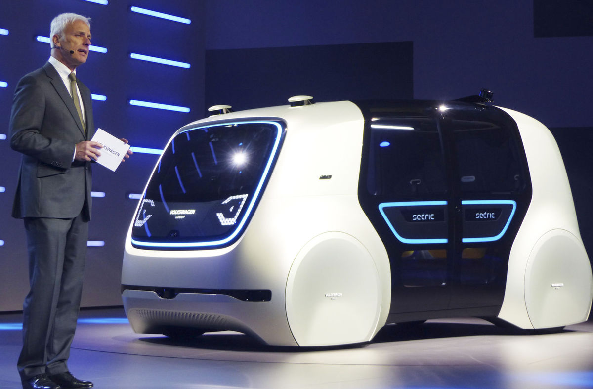 Volkswagen Showcases Concept Autonomous Vehicle at Shanghai Auto Show