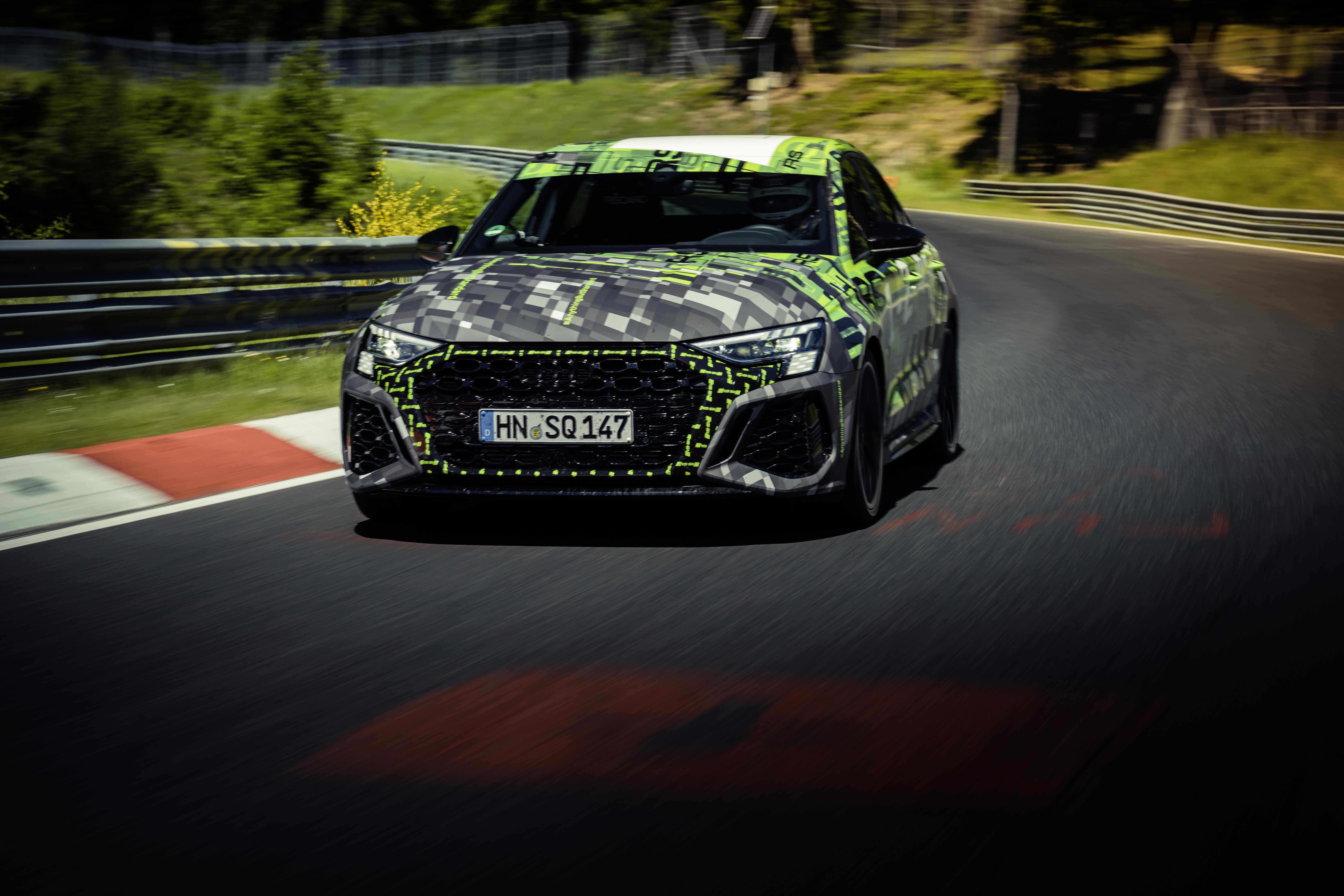 Audi RS 3 sets new lap record on the Nordschleife