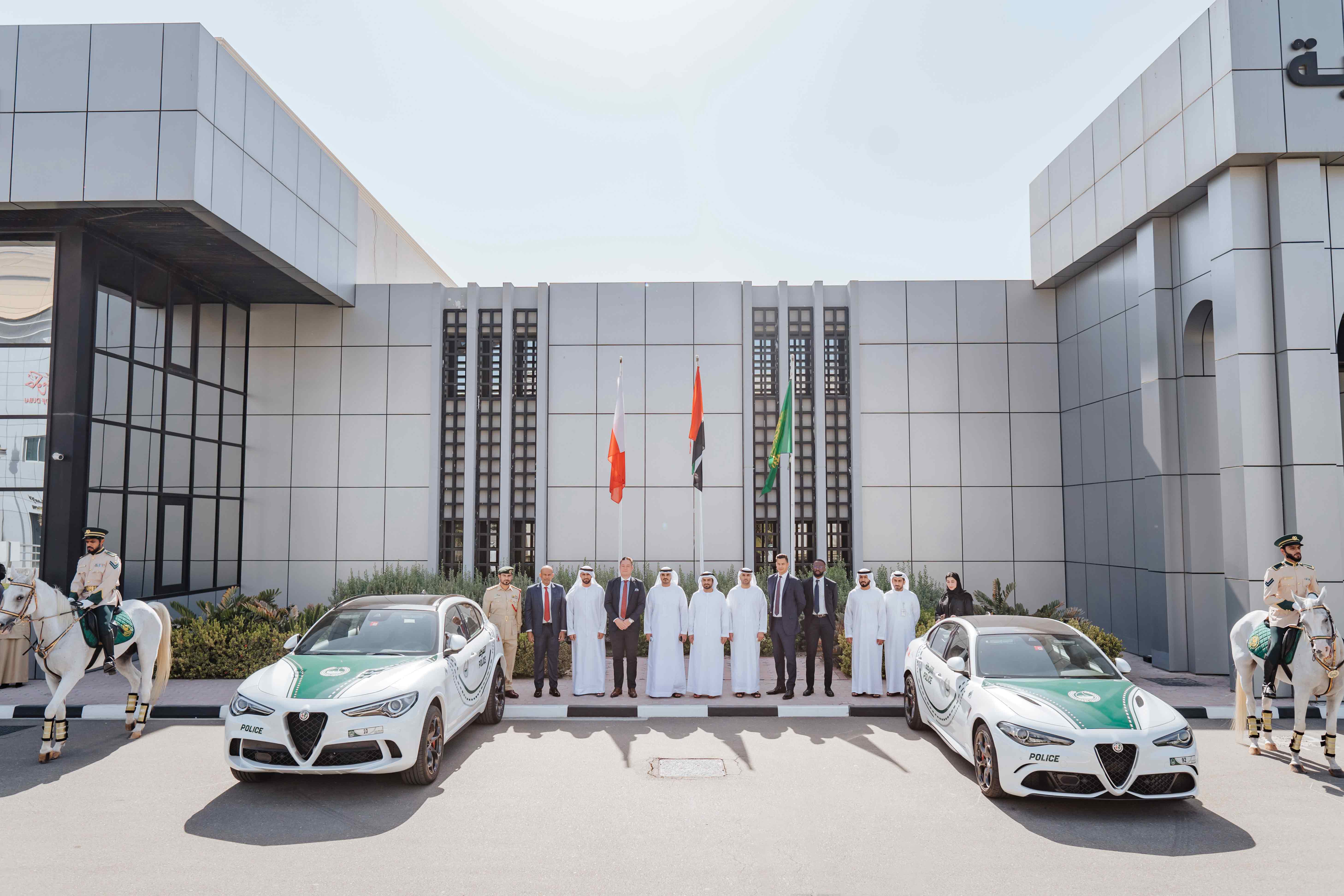Dubai Police Adds Alfa Romeo’s Giulia Quadrifoglio and Stelvio Quadrifoglio to its Luxury Fleet In Collaboration With Gargash Motors