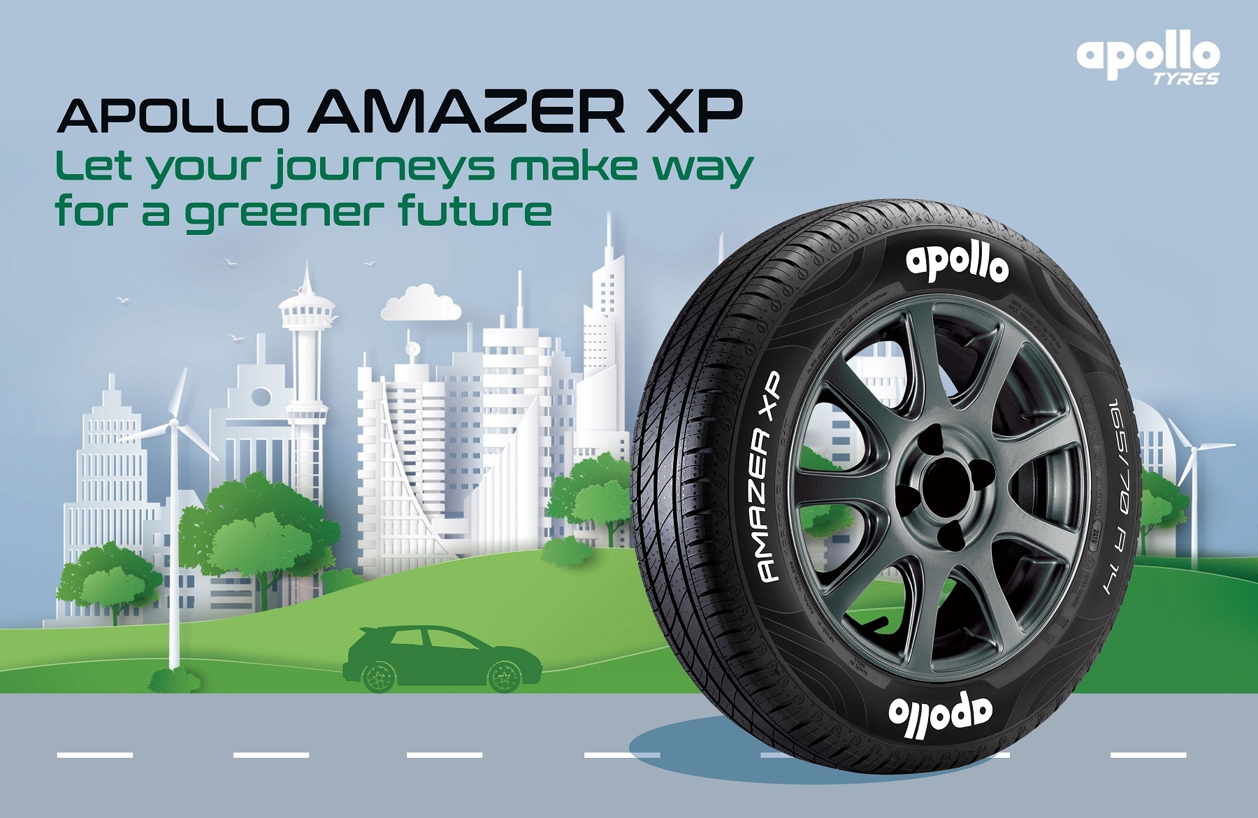 Apollo introduces future-ready Amazer XP tyres