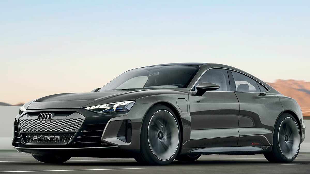 Audi Unveils E-tron GT Concept Car at LA Auto Show