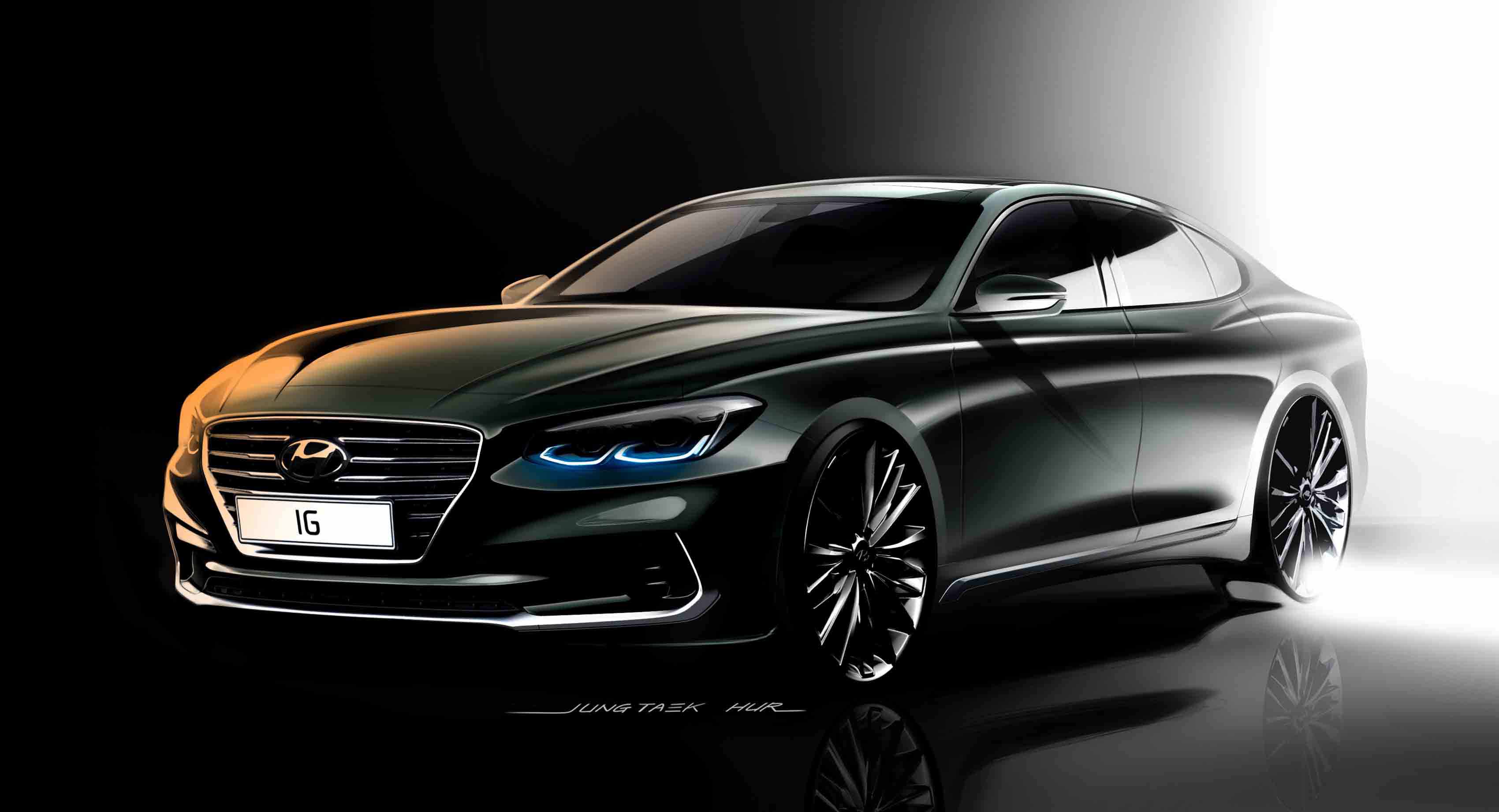 Hyundai Motor unveils First Depictions of All-new Azera