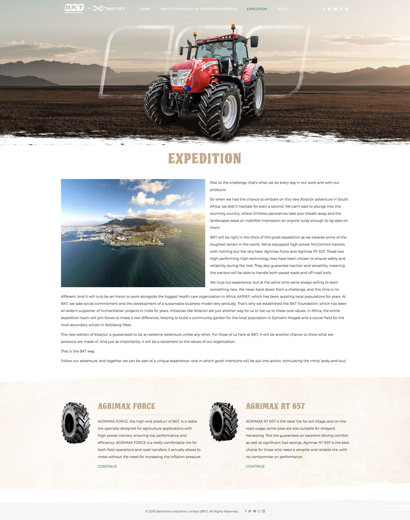 BKT’S Goes Online with New Website for XTRACTOR 2018