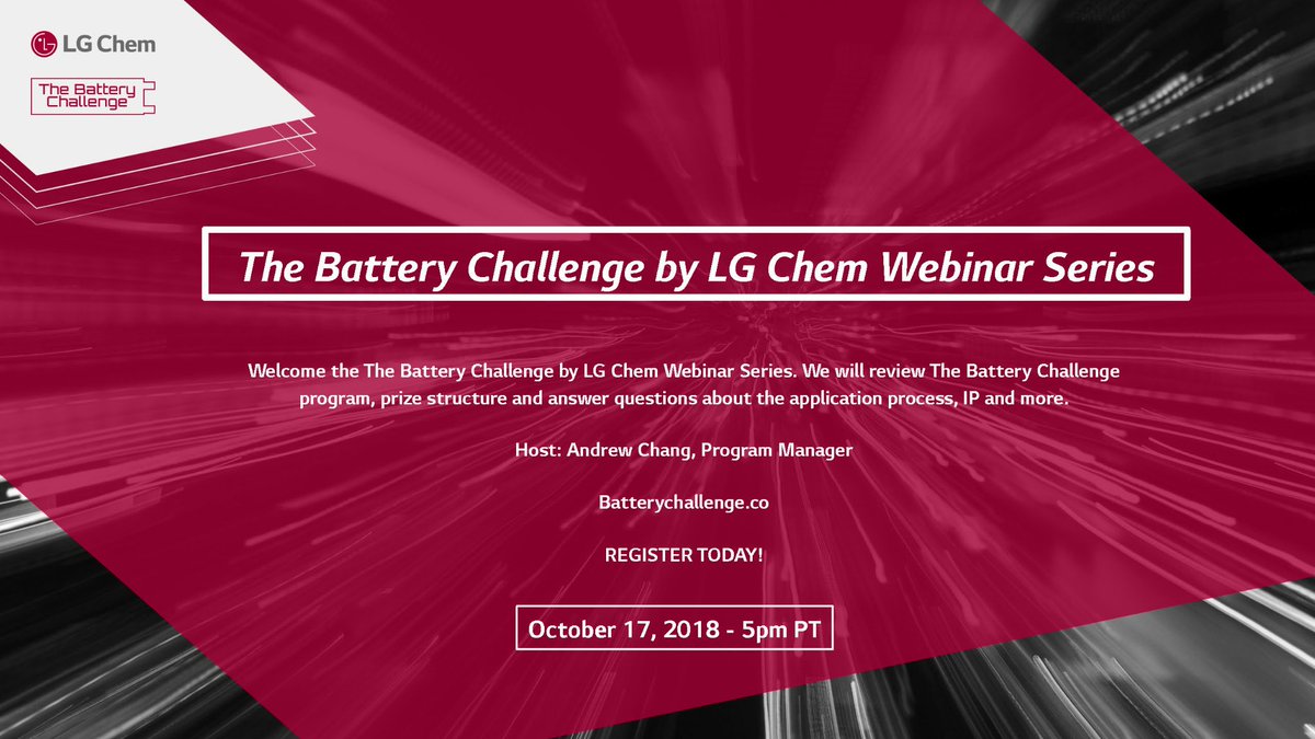 LG Chem Runs Innovation Contest to Support Startups with New Battery Technologies