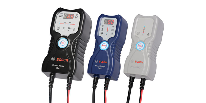 Bosch Debuts New Range of SmartCharge Battery Chargers/Maintainers