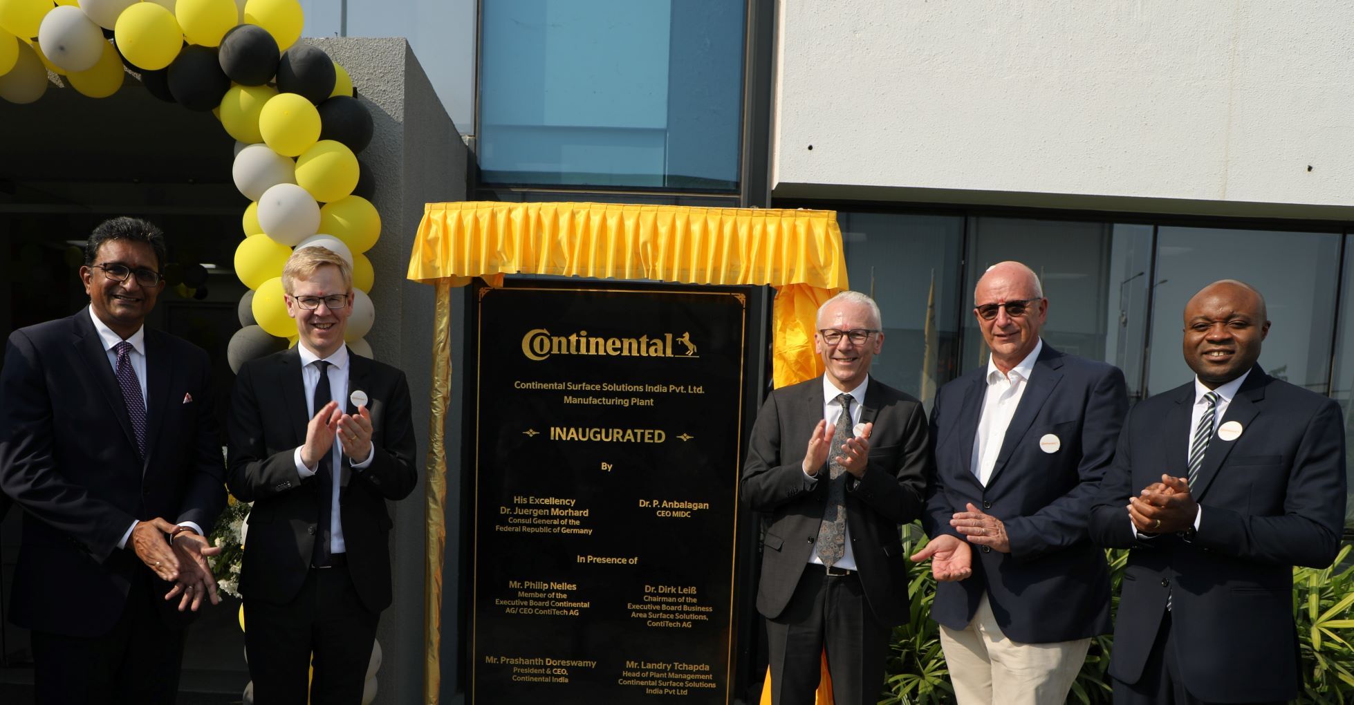 Continental Inaugurates INR 200-Crore Greenfield Surface Solutions Plant in Pune