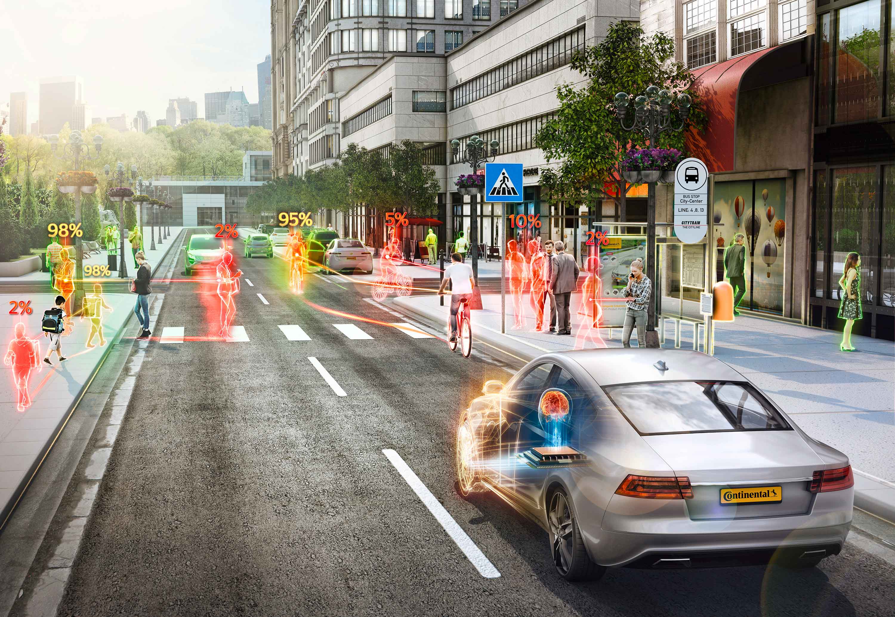Continental and Universities are Jointly Researching AI for Automated Driving in Cities