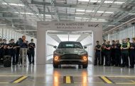 Aston Martin celebrates milestone moment as first DBX drives off the production line