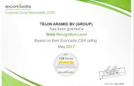 Teijin Aramid Receives Gold Partner Certificate from EcoVadis