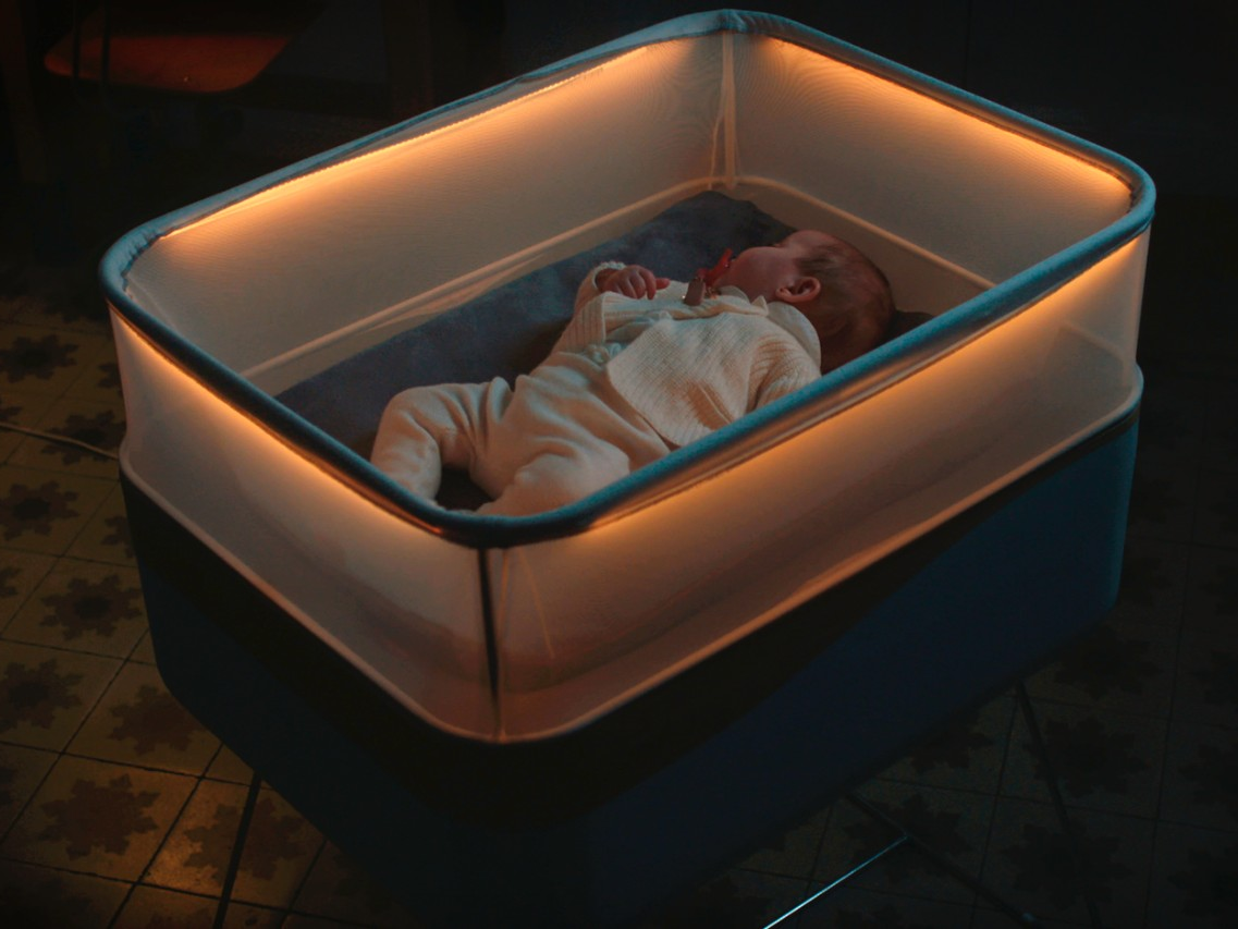 Ford Helps Design Clever Cot for Lulling Infant to Sleep