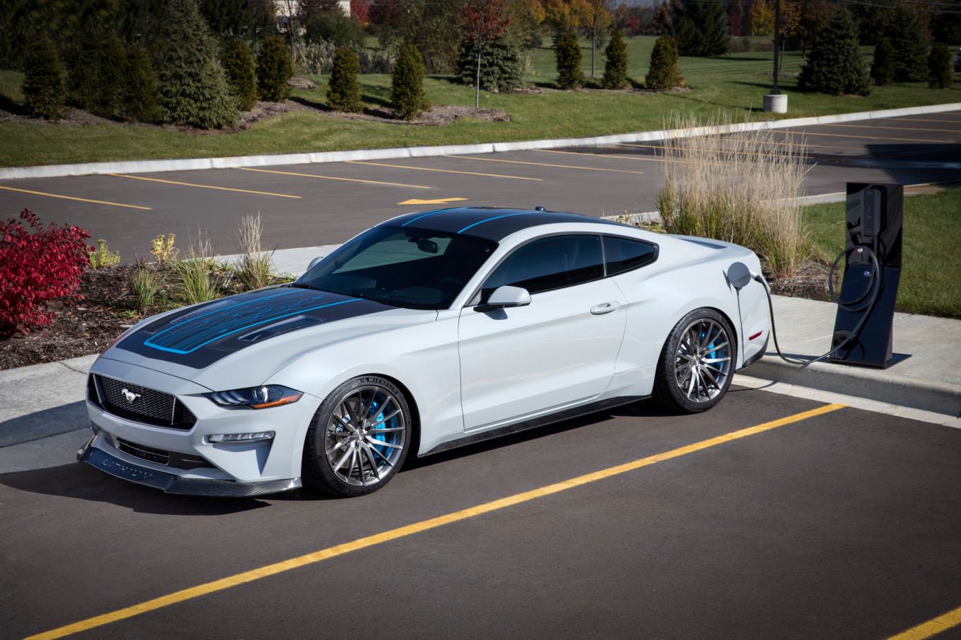Ford Shines at SEMA with Mustang EV