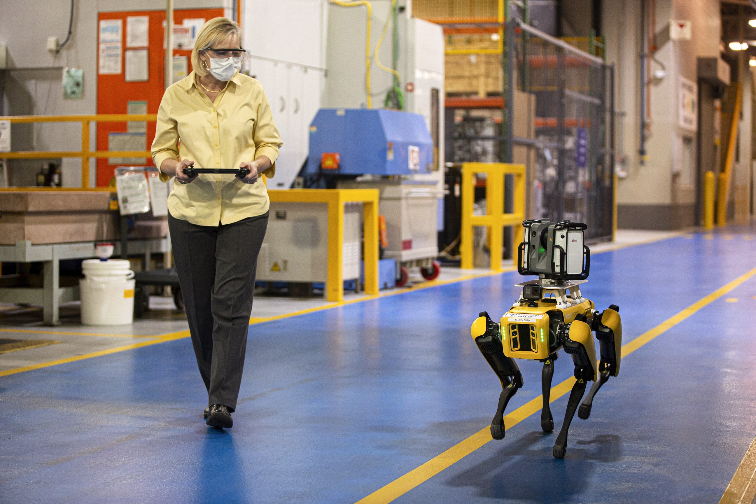 Ford Experiments with Four-Legged Robots, to Scout Factories, Saving Time, Money