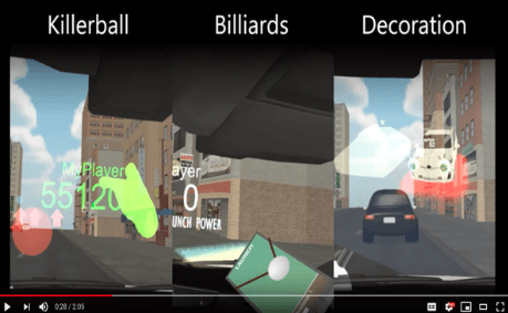 Research Team Develop Games that can be Played in Autonomous Cars