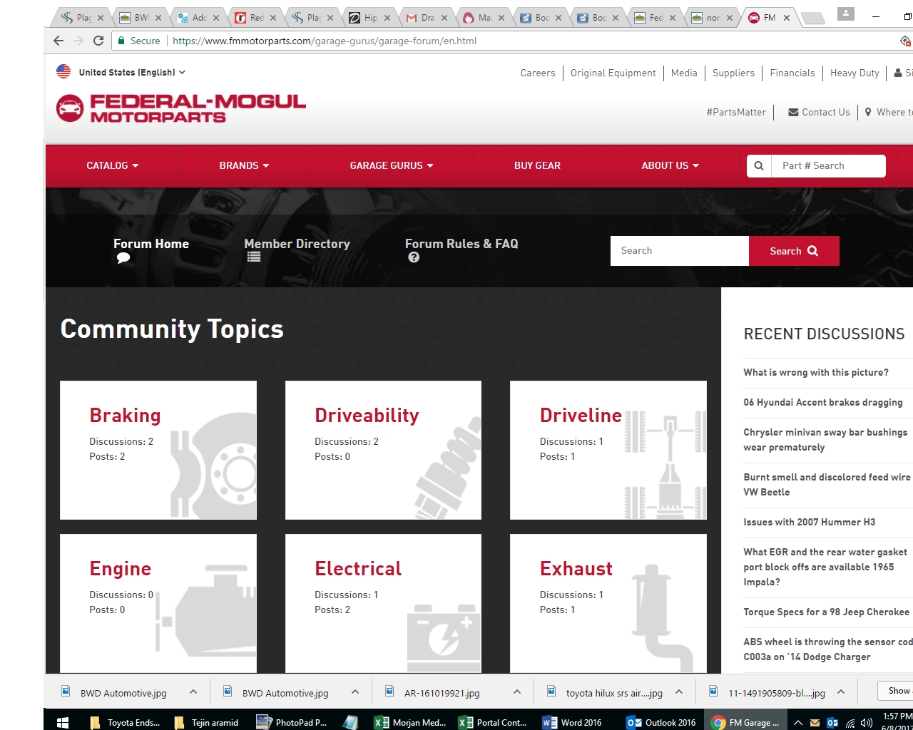 Federal-Mogul Motorparts Launches Free 'Garage Forum' Online Community