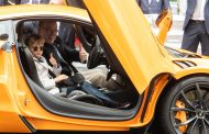H.S.H. Prince Albert II of Monaco drives the all-new McLaren Artura for honorary lap of 2022 Monaco Grand Prix