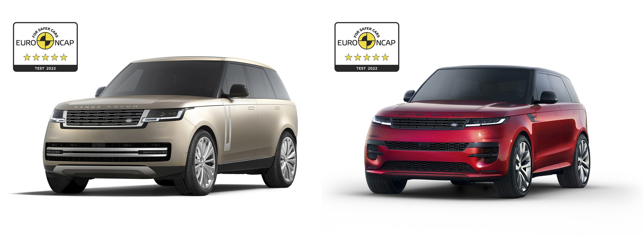RANGE ROVER AND RANGE ROVER SPORT AWARDED FIVE-STAR  EURO NCAP SAFETY RATINGS