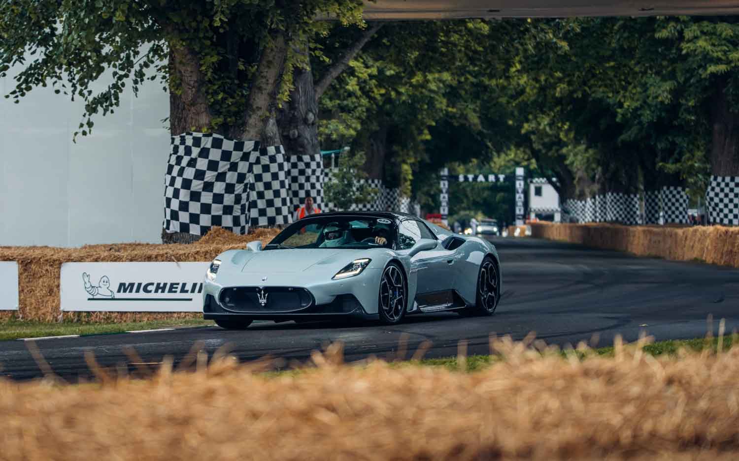 Maserati Grecale and MC20 Cielo let loose on the Goodwood Festival of Speed Hill Climb 2022