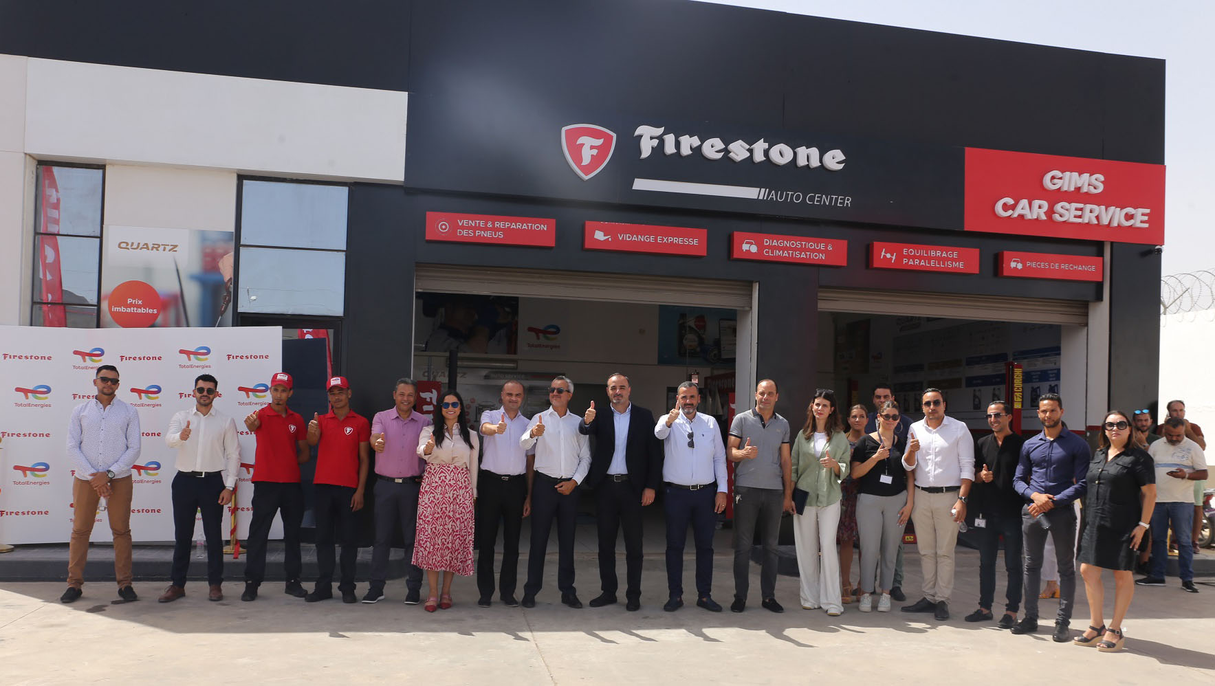 Firestone gears up to expand customer base in Tunisia with second tire centre at TotalEnergies station