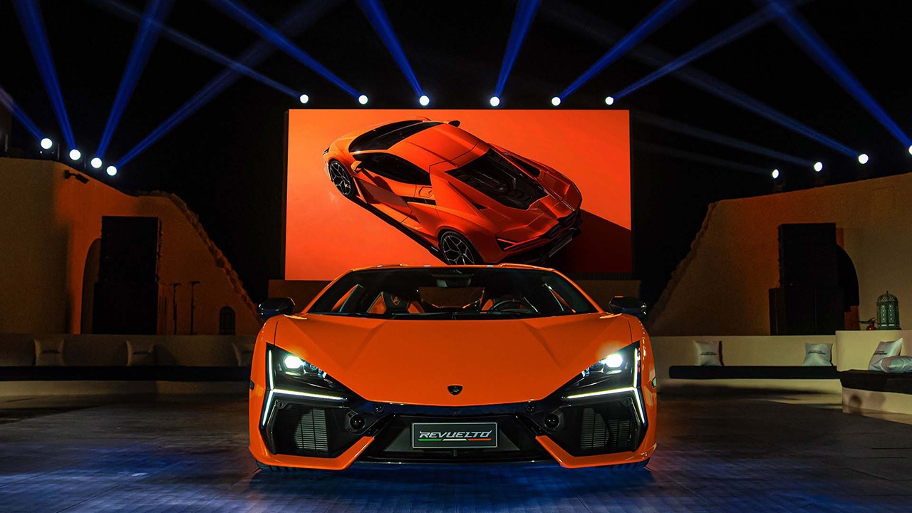 Lamborghini Abu Dhabi and Dubai debuts the Revuelto in the UAE, the world’s first super sports V12 hybrid HPEV