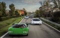 Lamborghini Countach LPI 800-4 on the road for the first time