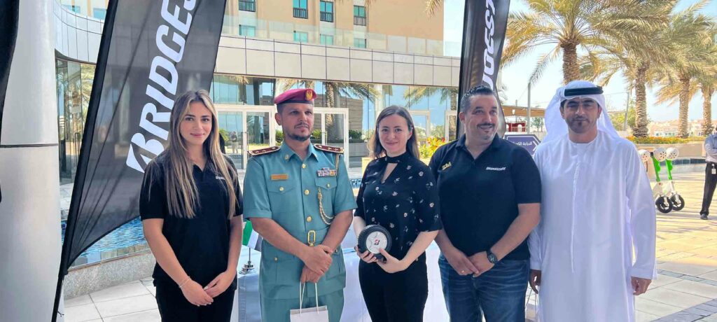 Bridgestone collaborates with Integrated Transport Centre and Al Masaood TBA to promote tyre safety at Road Safety Event