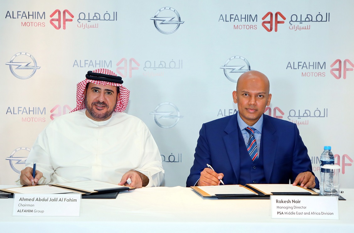 Al Fahim Group Teams up with Groupe PSA to launch Opel in Dubai and Northern Emirates
