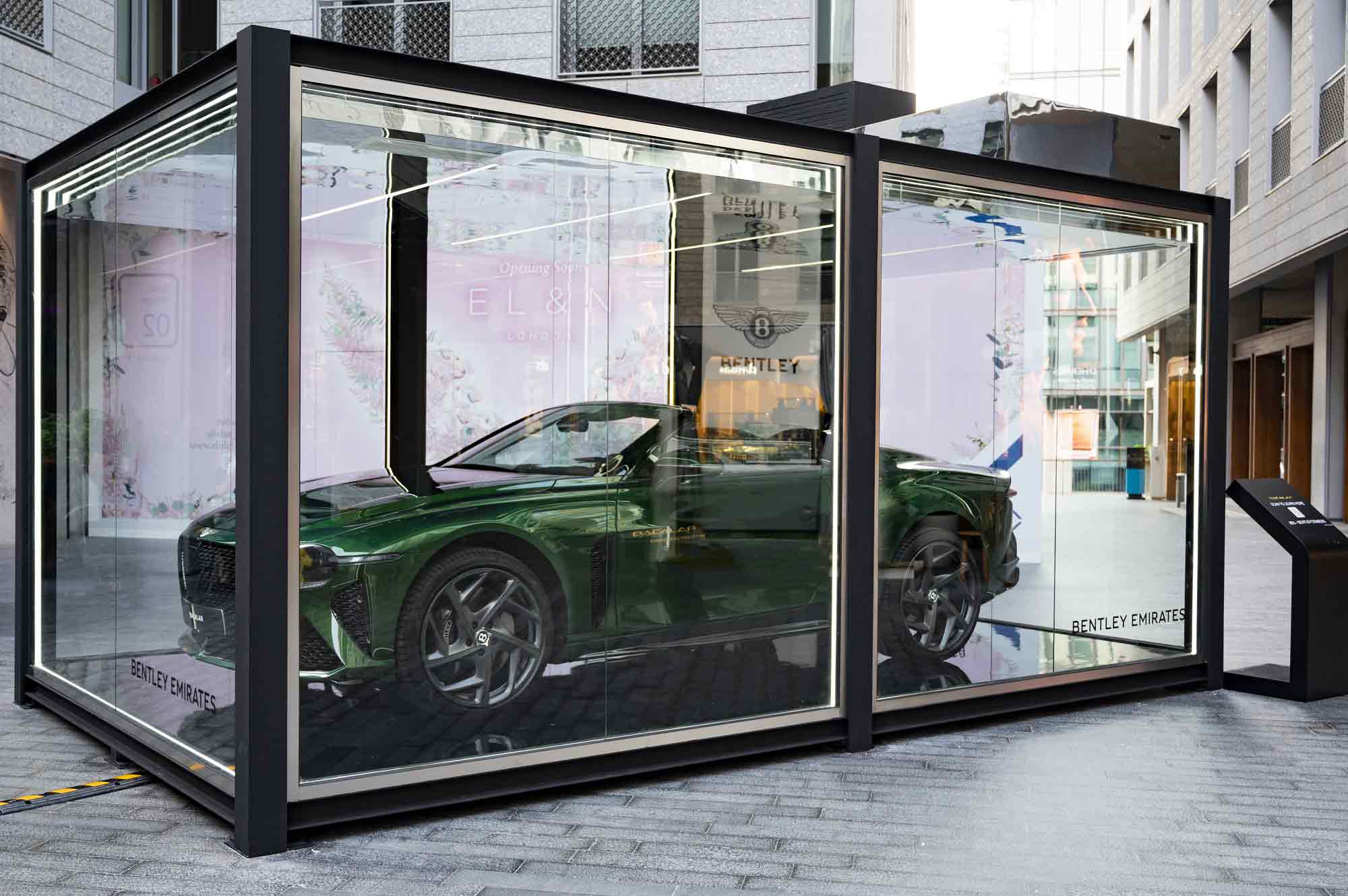 Bentley’s pinnacle of coachbuilding, the bacalar, has been exhibited for the first time in the uae